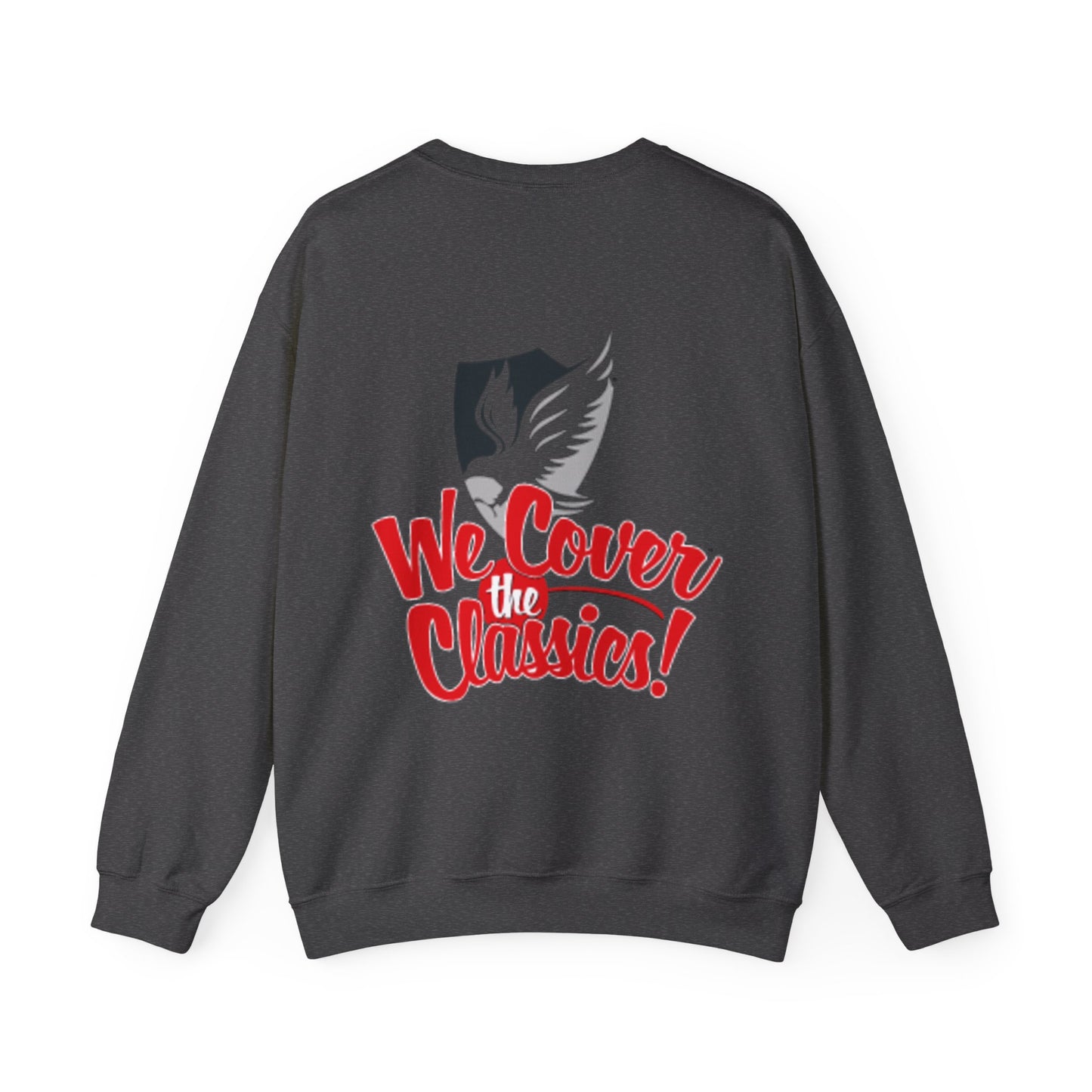 "We Cover the Classics" Unisex Heavy Blend™ Crewneck Sweatshirt