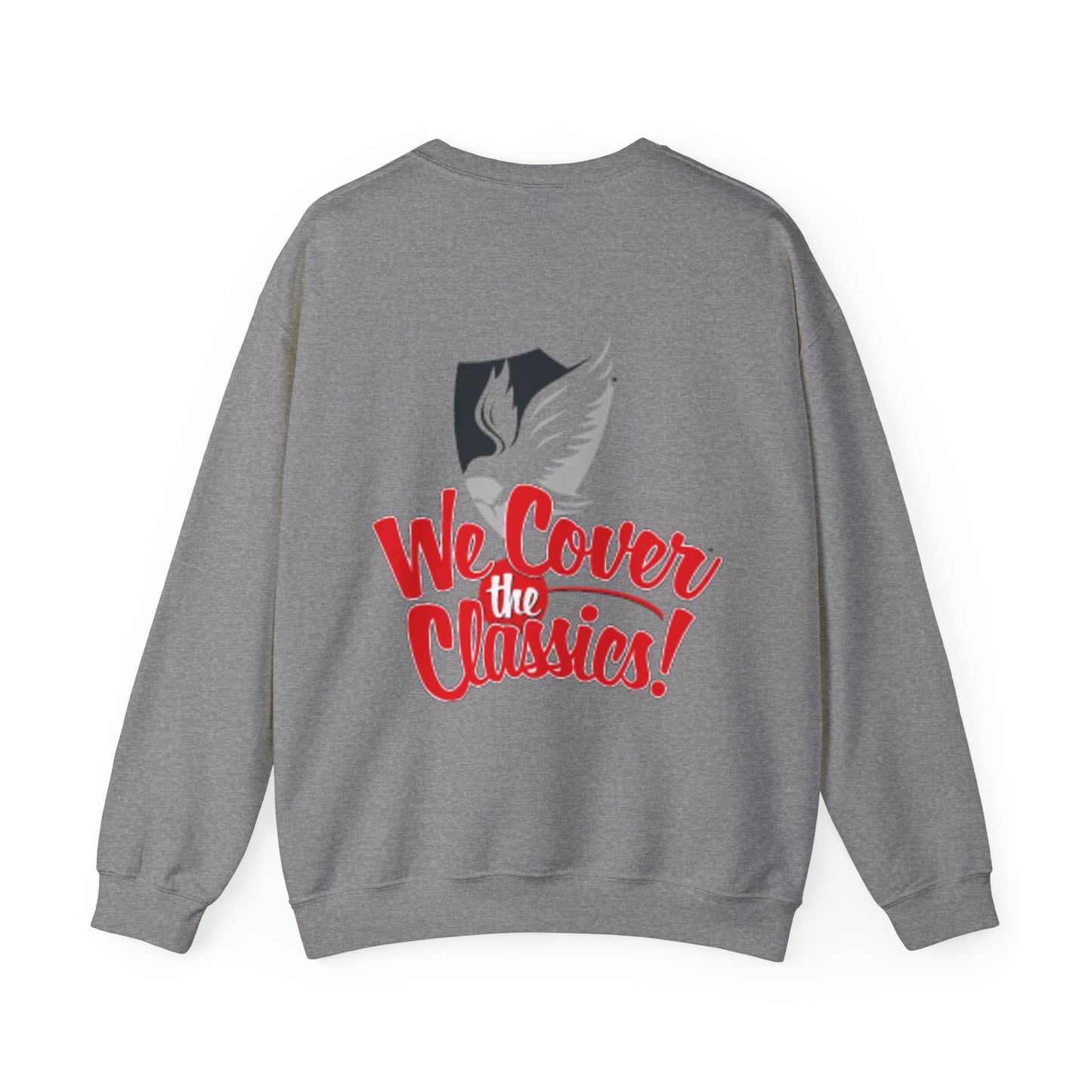 "We Cover the Classics" Unisex Heavy Blend™ Crewneck Sweatshirt