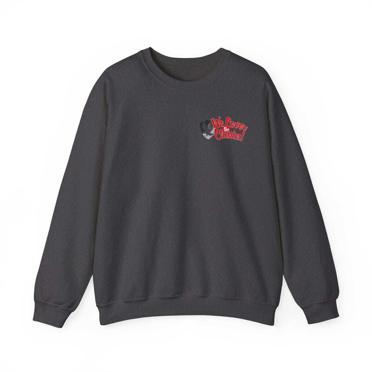 "We Cover the Classics" Unisex Heavy Blend™ Crewneck Sweatshirt