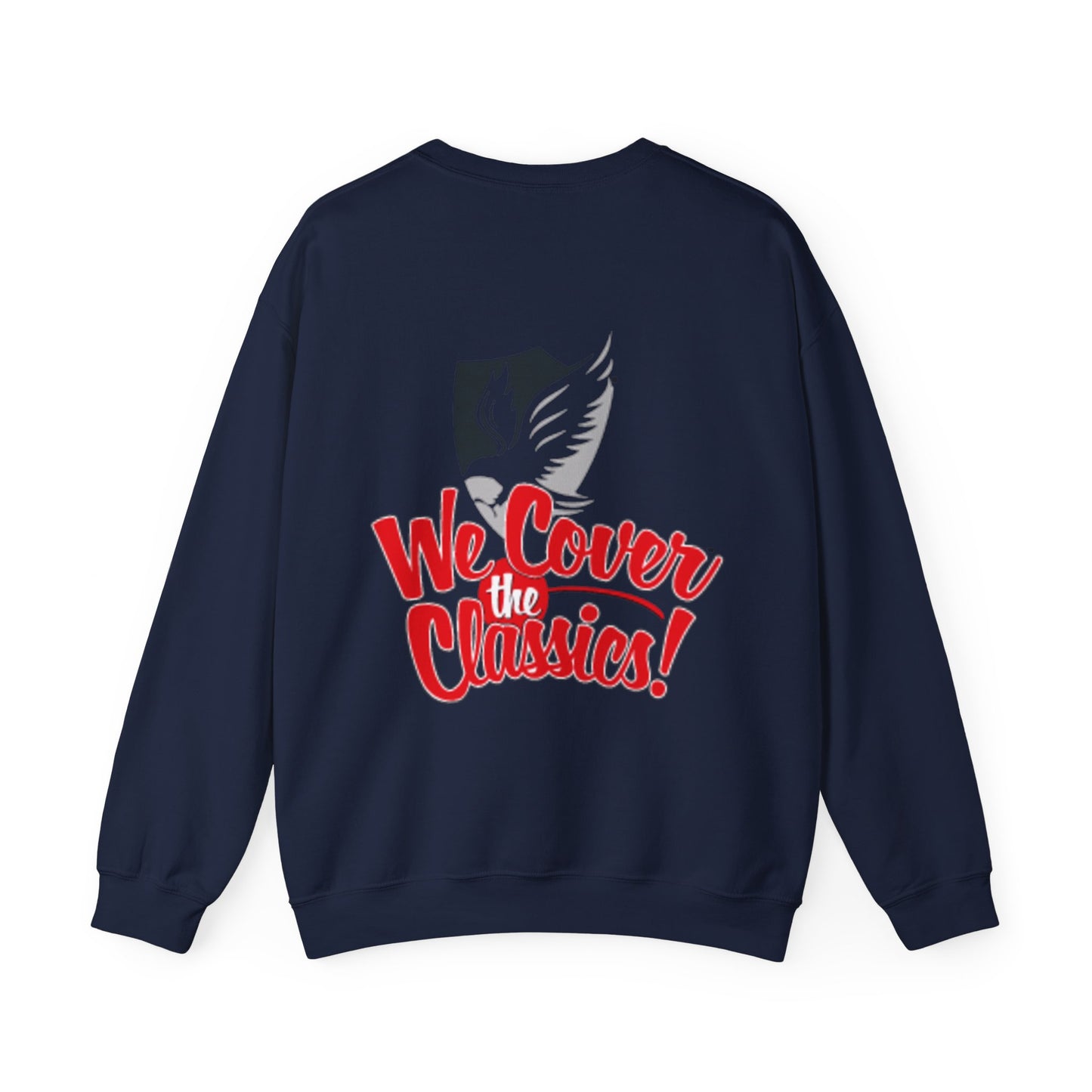 "We Cover the Classics" Unisex Heavy Blend™ Crewneck Sweatshirt