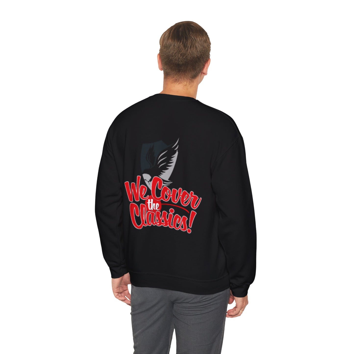 "We Cover the Classics" Unisex Heavy Blend™ Crewneck Sweatshirt