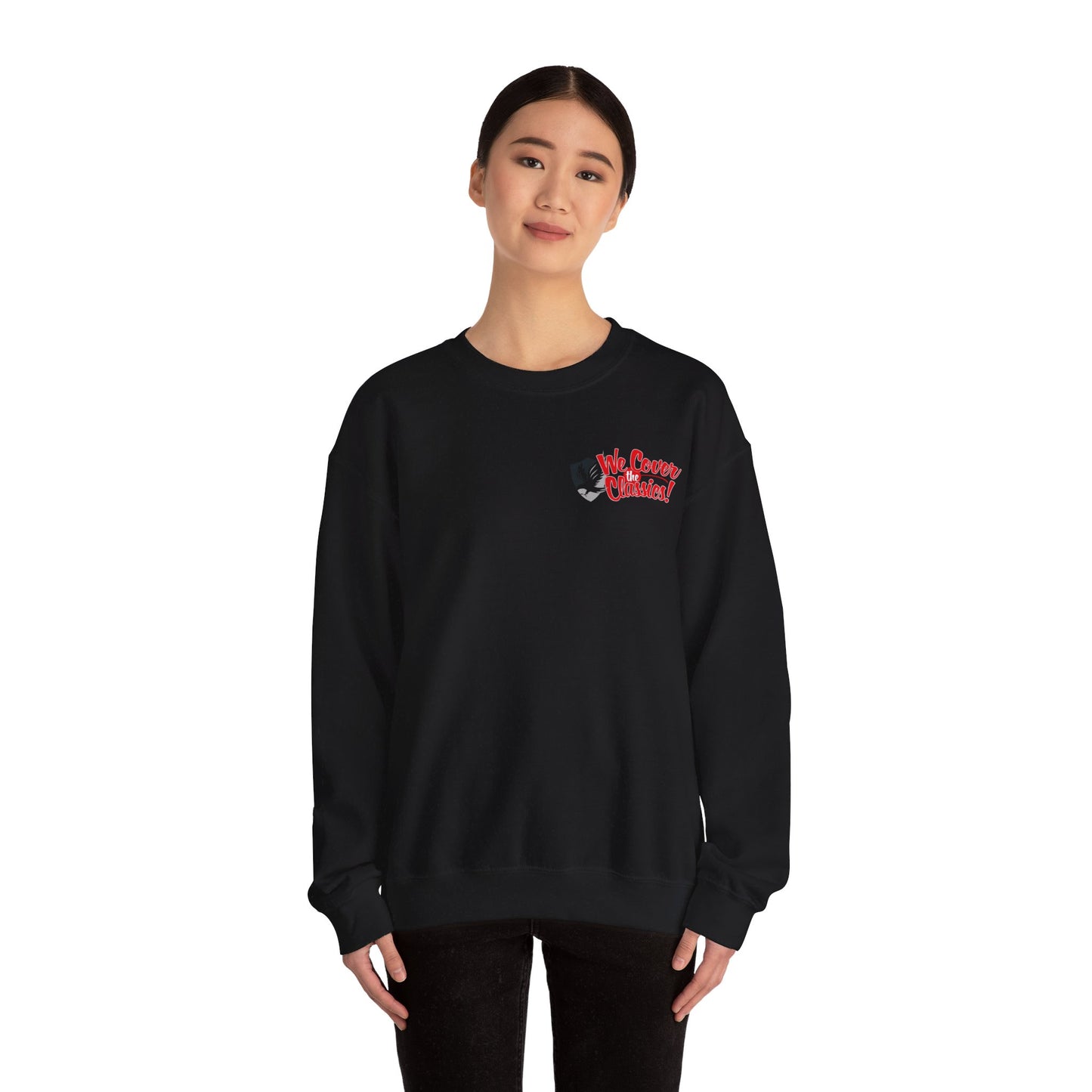 "We Cover the Classics" Unisex Heavy Blend™ Crewneck Sweatshirt