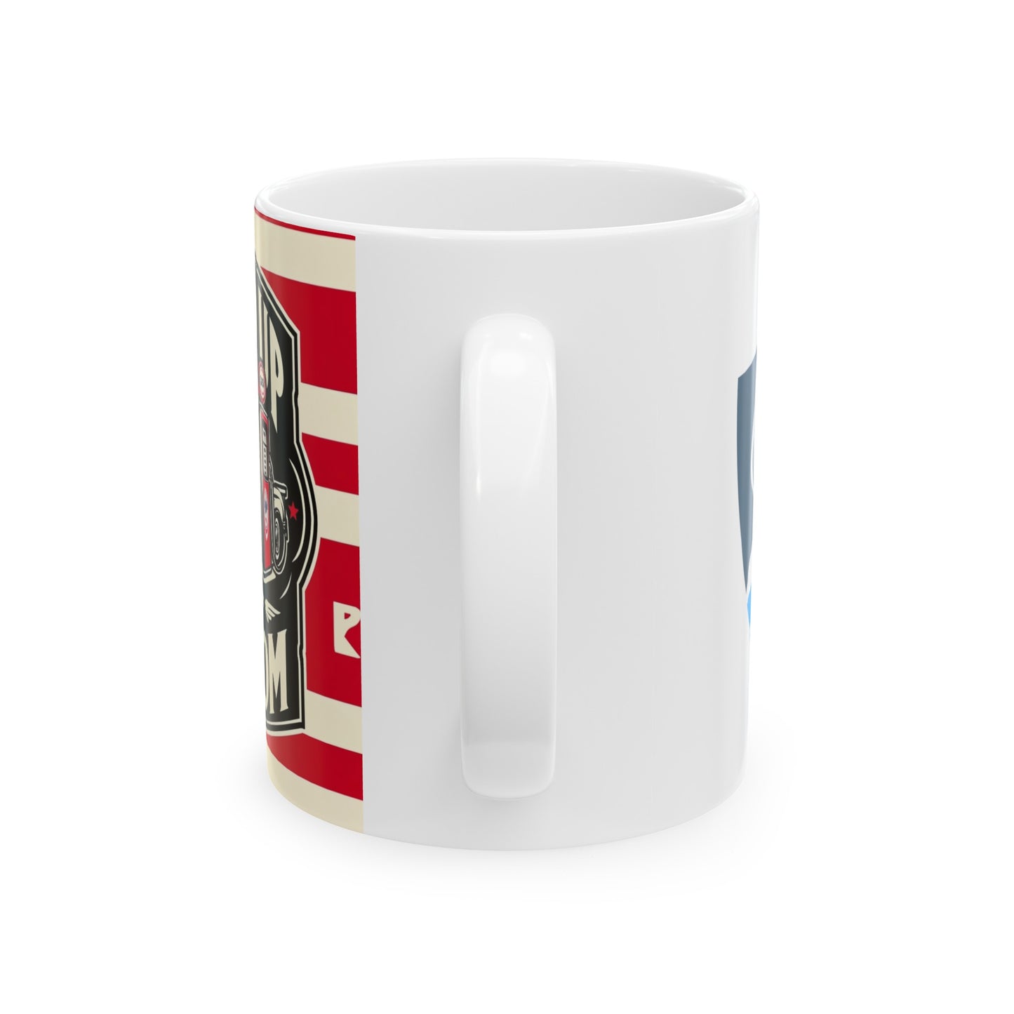 "Fueled up with Freedom" Ceramic Mug, (11oz, 15oz)